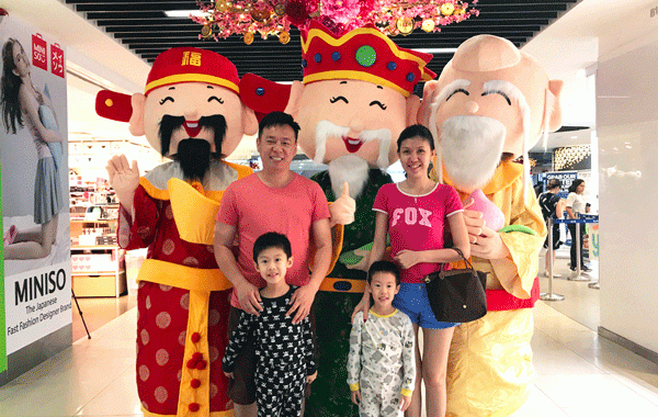 Meet The Fortune Mascots At Hillion Mall