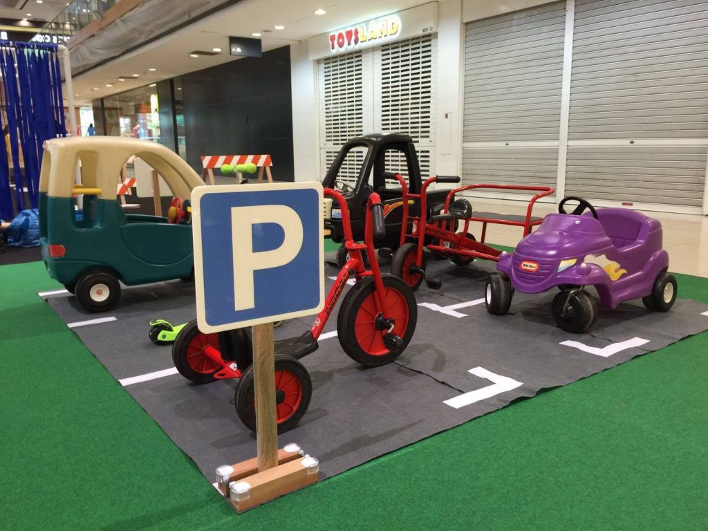 Carpark at Traffic Obstacle Course