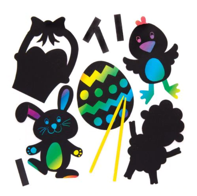 Easter Scratch Art