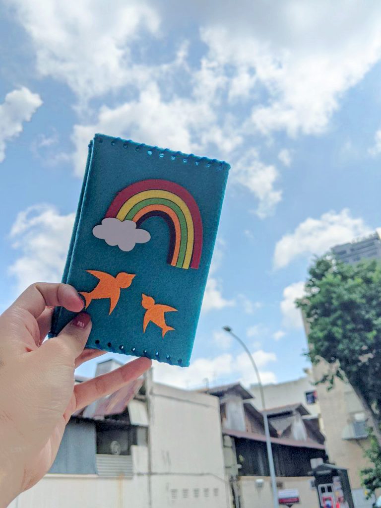 Customized Felt Passport Holder