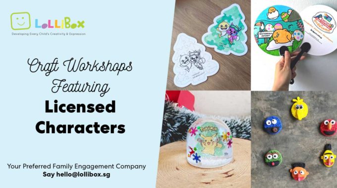 Craft Workshops Featuring Licensed Characters