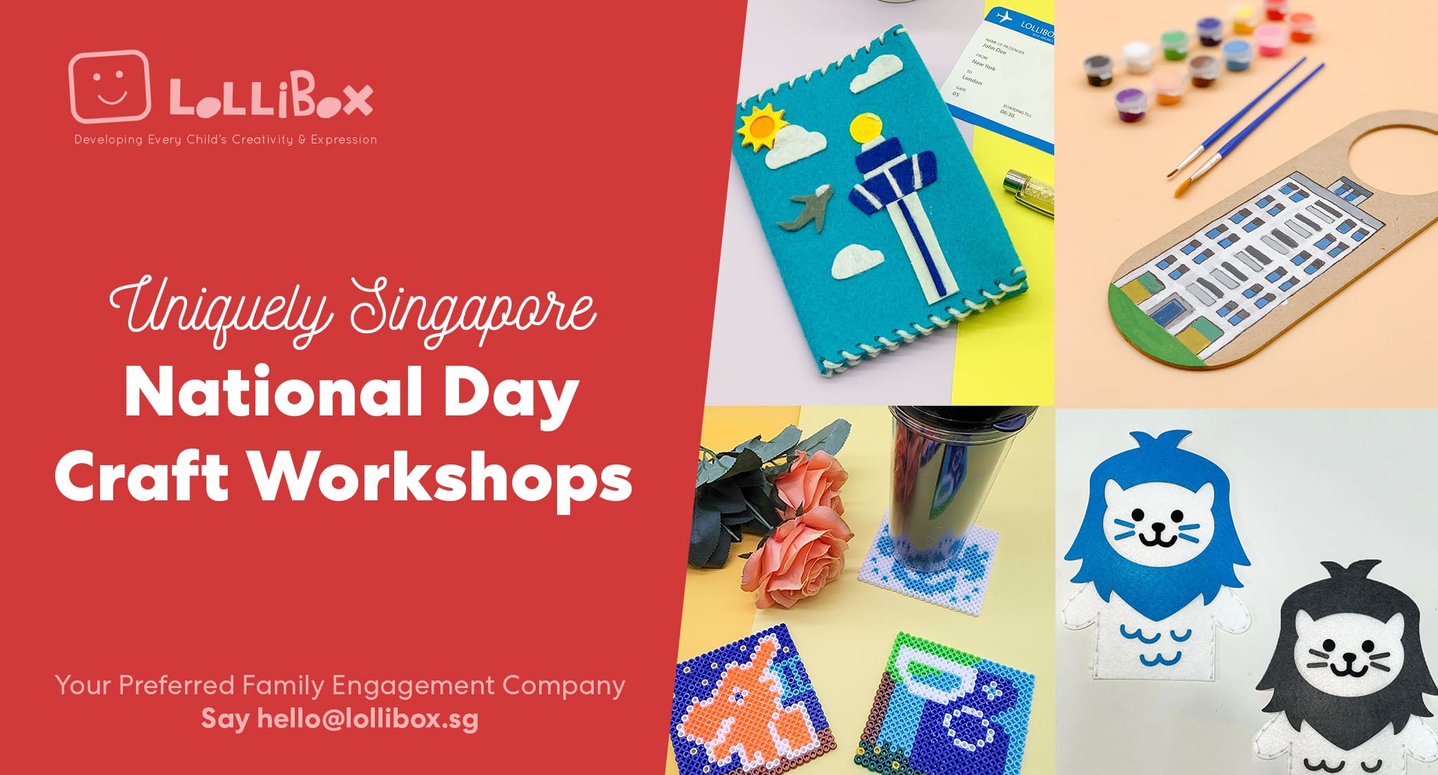 National Day Craft Uniquely Singapore Crafts! Hello