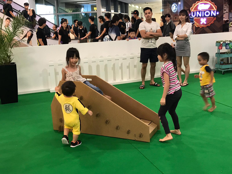 Cardboard Playground Earth Day Activity