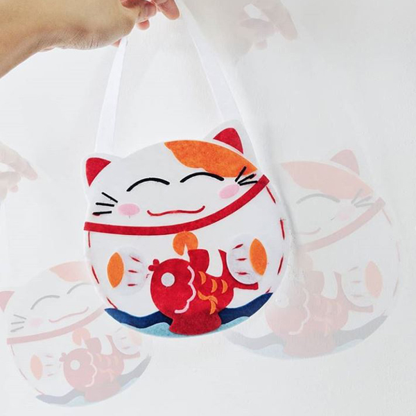 Fortune Cat Bag CNY Craft