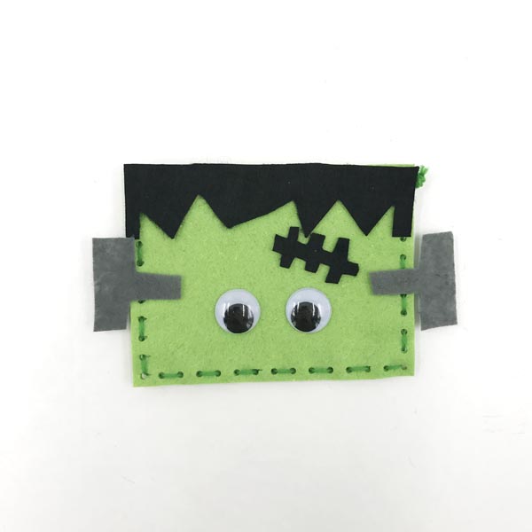 My Frankenstein Felt Card Holder Halloween Craft