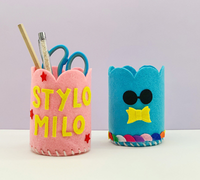 Stylo Milo Pen Holder National Day Craft
