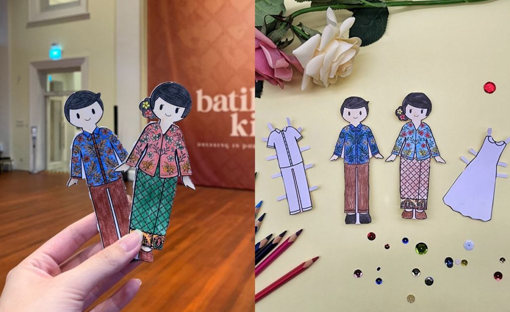 Peranakan Craft Activity: Batik Paper Dolls Craft Activity